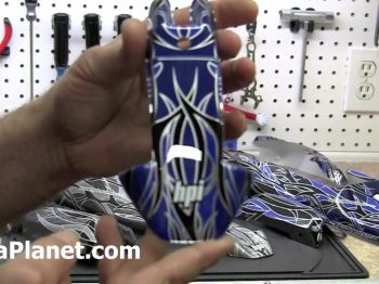 HPI BAJA 5B BUGGY TRIBAL PAINTED BODY (BLUE) 104225